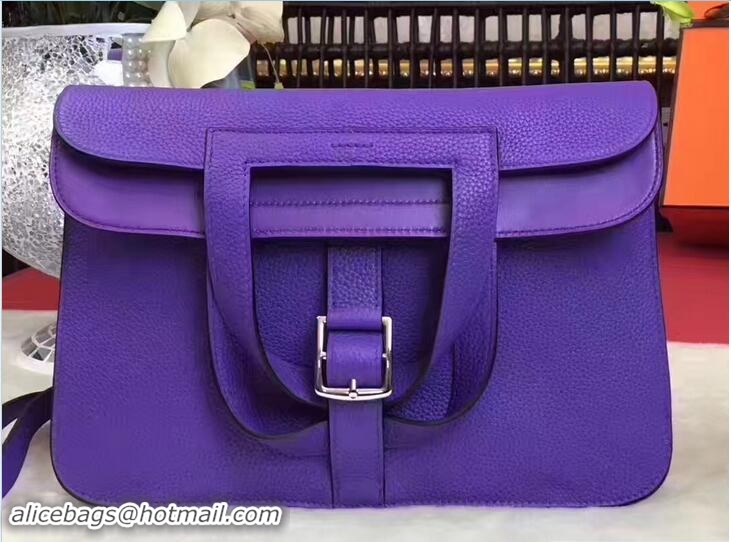 Trendy Design Hermes Halzan Tote Bag in Original Togo Leather 91002 Light Purple