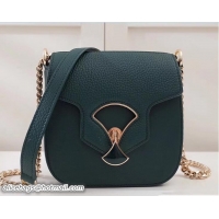 Discount Bvlgari Divas Dream Flap Cover Small Bag 91302 Green 2017