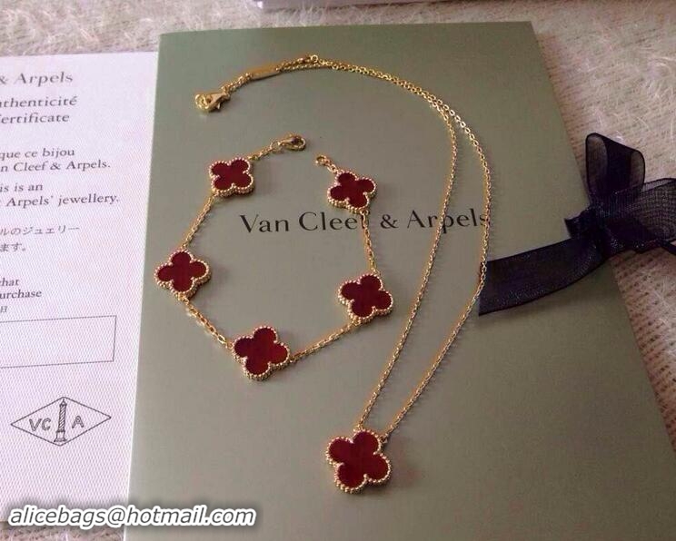 Luxury VanCleef&Arpels Jewelry Red 102607