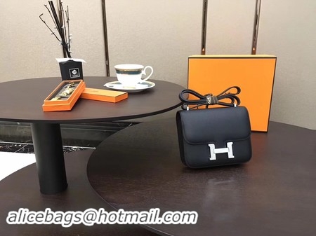 Good Quality Hermes Constance Bag Original Calfskin Leather H9910 Black