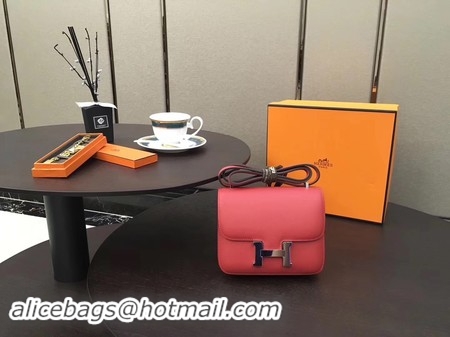 Design Hermes Constance Bag Original Calfskin Leather H9910 Red