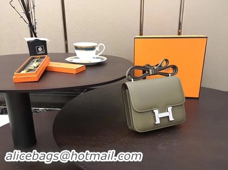 Top Sales Hermes Constance Bag Original Calfskin Leather H9910 Grey