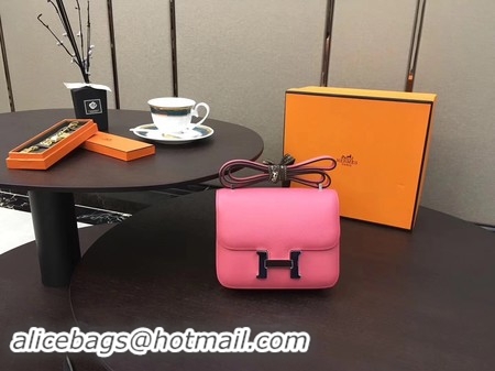 Most Popular Hermes Constance Bag Original Calfskin Leather H9910 Rose