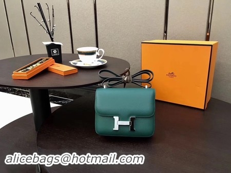 Promotion Hermes Constance Bag Original Calfskin Leather H9910 Green