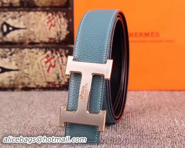 Crafted Hermes 40mm Belt H170417 SkyBlue