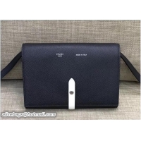 Pretty Style Celine Clutch On Strap 109013 Black/Creamy