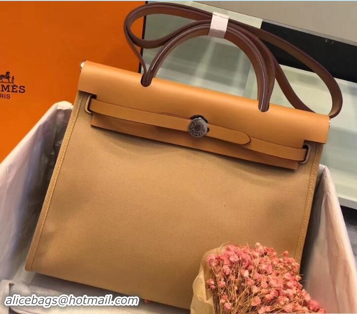 Discount Hermes Canvas And Leather Her Bag Zip 31 Bag 12011 Beige/Khaki