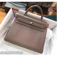 Low Cost Hermes Kelly 28cm Bag in Original Togo Leather 12014 Elephant Gray