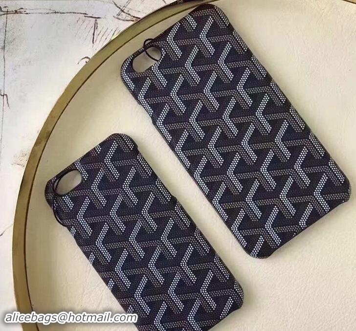 Super Quality Goyard iPhone Cover Case GD890 Black/White