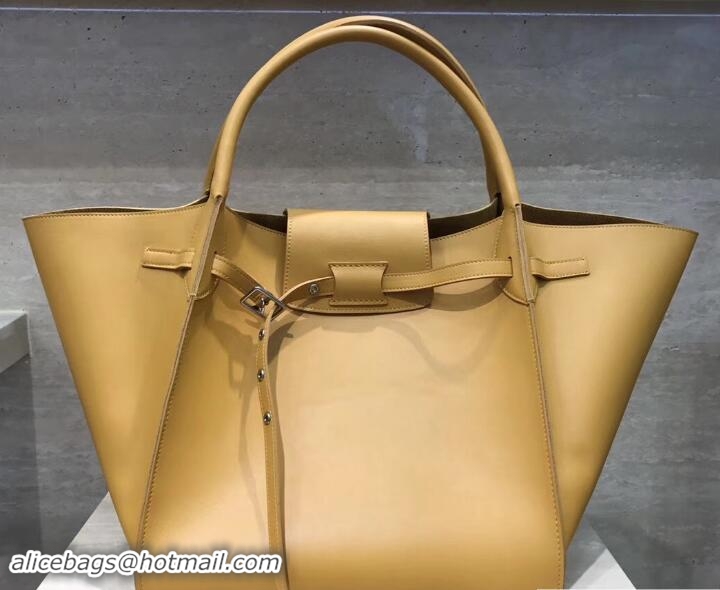 Perfect Celine Medium Big Bag 182863 Yellow 2018