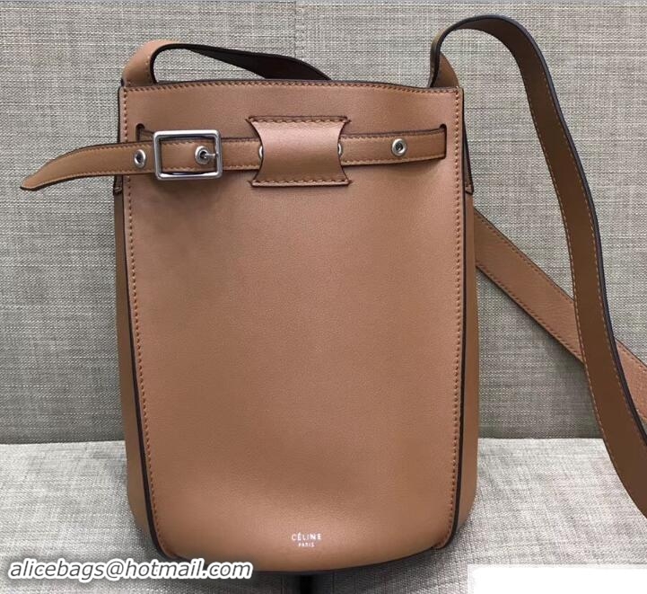 Most Popular Celine Big Bag Bucket With Long Strap 183343 Brown 2017