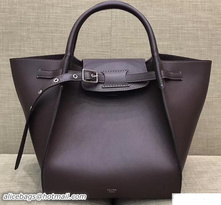 Luxury Celine Small Big Bag With Long Strap 183313 Burgundy 2018