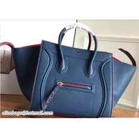 Classic Specials Celine Luggage Phantom Bag in Original Grained Leather 21801 Blue