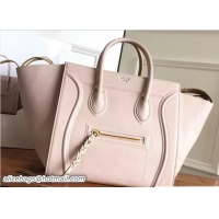 Good Quality Celine Luggage Phantom Bag in Original Grained Leather 21801 Beige/Yellow