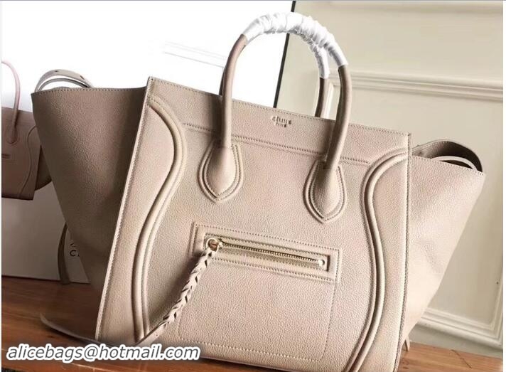 Top Design Celine Luggage Phantom Bag in Original Grained Leather 21801 Beige