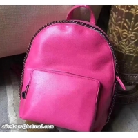 Good Looking Stella McCartney Falabella Shaggy Deer Mini Backpack Bag 407013 Fuchsia