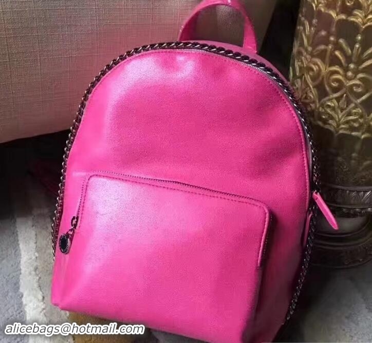 Good Looking Stella McCartney Falabella Shaggy Deer Mini Backpack Bag 407013 Fuchsia