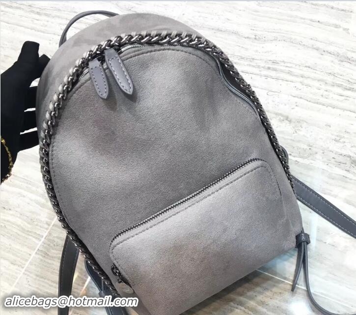 Good Quality Stella McCartney Falabella Mini Backpack Bag 407015 Gray