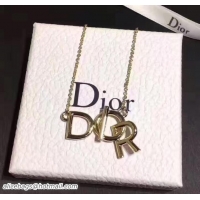 Stylish Dior Letter Logo Necklace 95014 2018