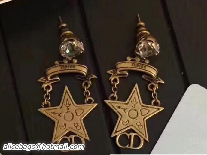 Perfect Dior J'adior Star and Logo Earrings 419069