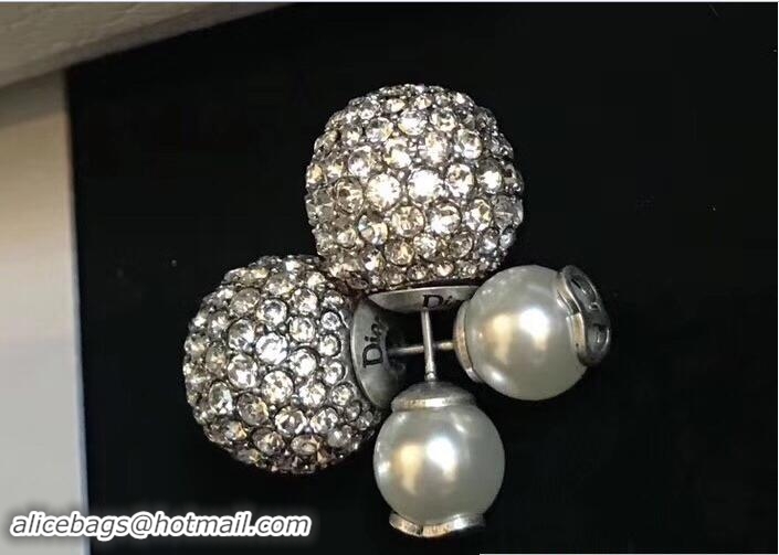 Sumptuous Dior Tribales Earrings White Crystals 419062