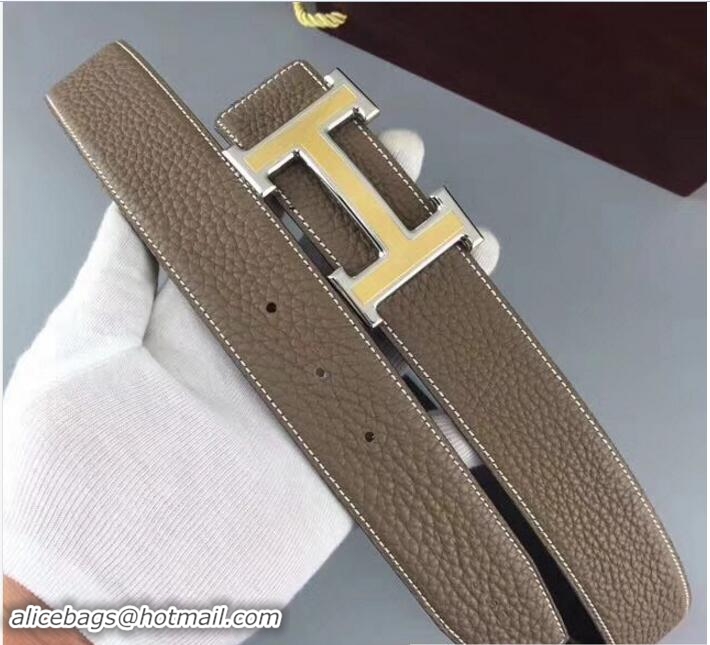 Durable Hermes Togo Leather Belt H20