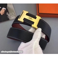 Good Looking Hermes Width 3.8cm Belt 425H78