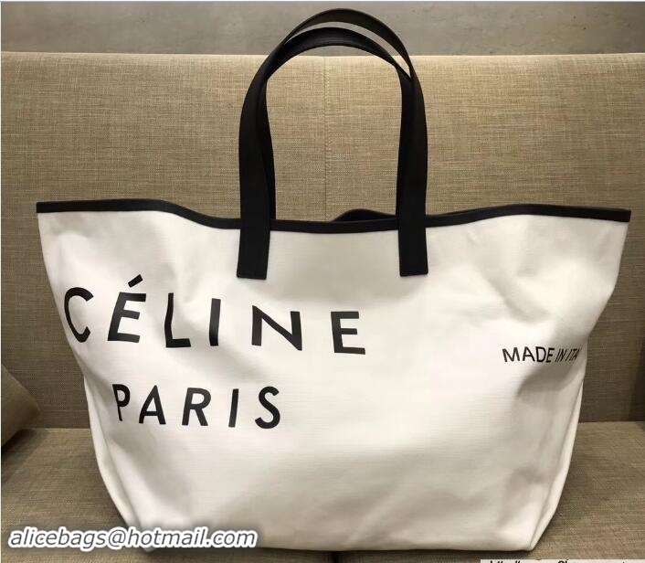 Low Price Celine Black Logo Made In Medium Tote Bag Bag in Textile C62055 2018