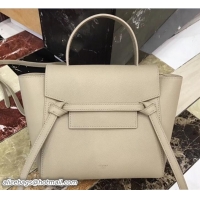 Perfect Celine Nano Belt Bag in Grained Calfskin 185003 Beige 2018