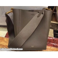 Grade Quality Celine Sangle Small Bucket Bag In Soft Grained Calfskin 111802 Etoupe