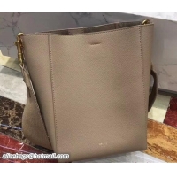 Unique Discount Celine Sangle Small Bucket Bag In Soft Grained Calfskin 111802 Dune