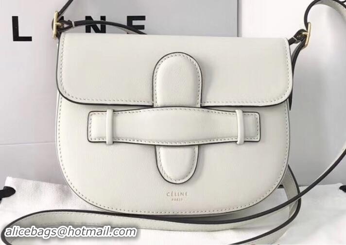 Best Grade Celin Symmetrical Shoulder Belt Bag 111803 White