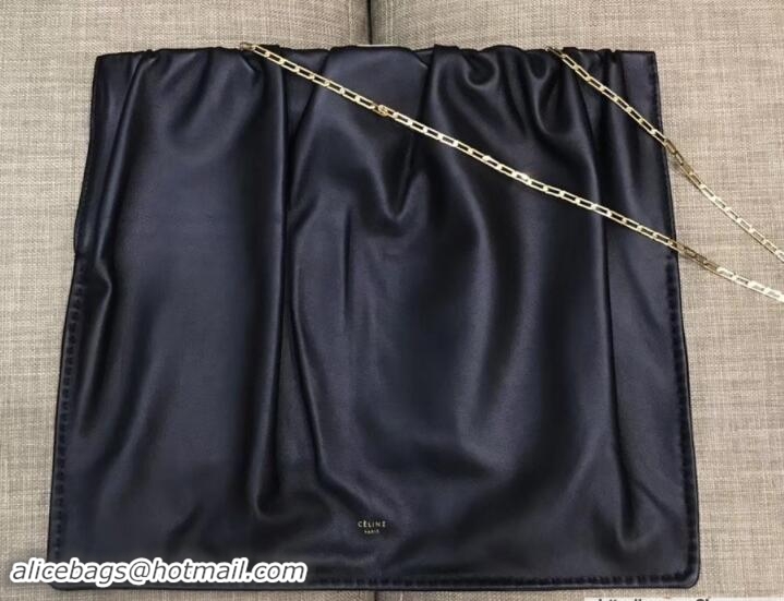 Good Quality Celin Chain Clasp Shoulder Bag 111812 Black