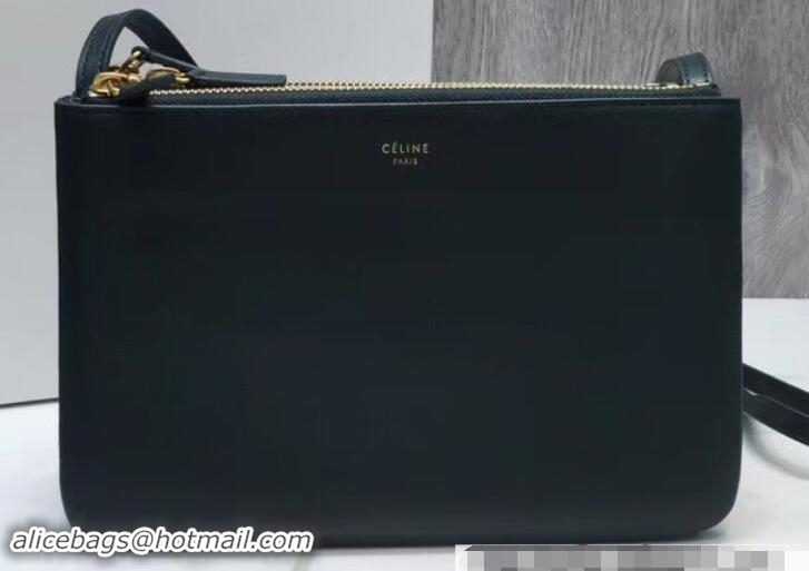 Charming Celine Trio Crossbody Small Bag 111822 Dark Green