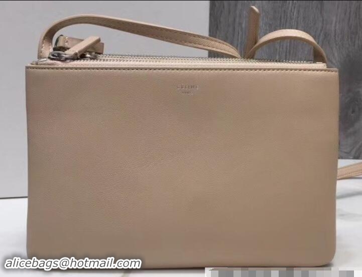 Crafted Celine Trio Crossbody Large Bag 111820 Beige