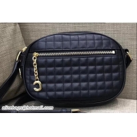 Luxury Celine Quilted Calfskin Small C Charm Bag 188363 Black 2018