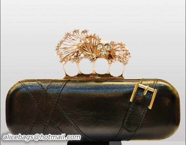 Unique Style Alexander Mcqueen Black Clutch Bag 9607 lethater