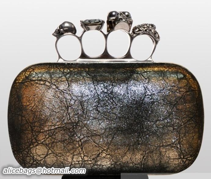 Popular Style Alexander Mcqueen Knuckle Box Clutch PWAM000006