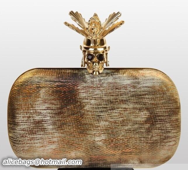 Trendy Design Alexander Mcqueen Skull Box Clutch PWAM000050