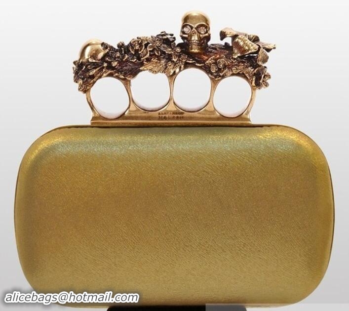 Most Popular Alexander McQueen Knuckle Box Clutch PWAM000030