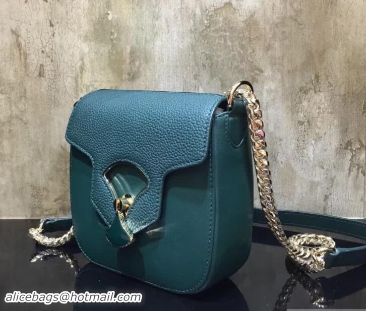 Sumptuous Bvlgari Divas' Dream Flap Bag 285439 Green