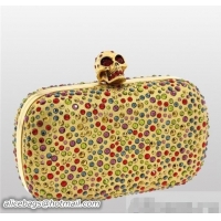 Super Quality Alexander Mcqueen Skull Box Clutch 9636 PWAM000056