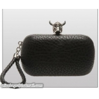 Custom Alexander Mcqueen Clutch Bag 9636 black crocodile leathe