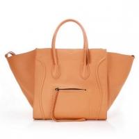 Celine Luggage Phantom Original Leather Bags Orange