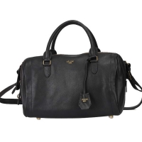 Celine Asymmetrical Original Leather Samll Bag 88035 Black