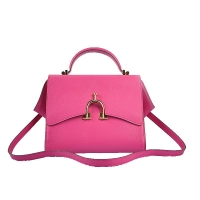 Hermes 2012 Calf Leather Mini Top Handle Bag Peach