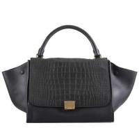 Celine Trapeze Croco...