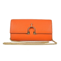 Hermes 2012 Smooth Calf Leather Shoulder Bag Orange