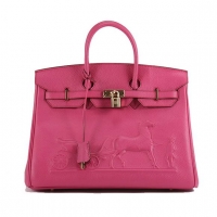 Hermes Birkin 35cm Horse-Drawn 6089 Roseo Golden