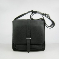 Hermes Black Cow Lea...